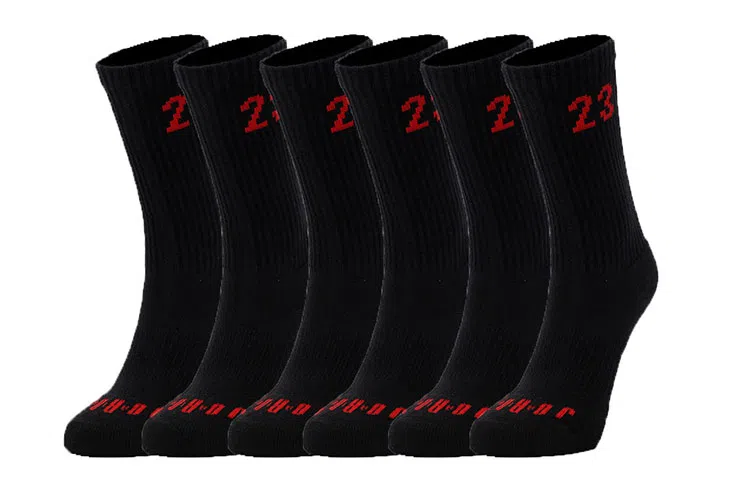 Jordan Logo Socks Black