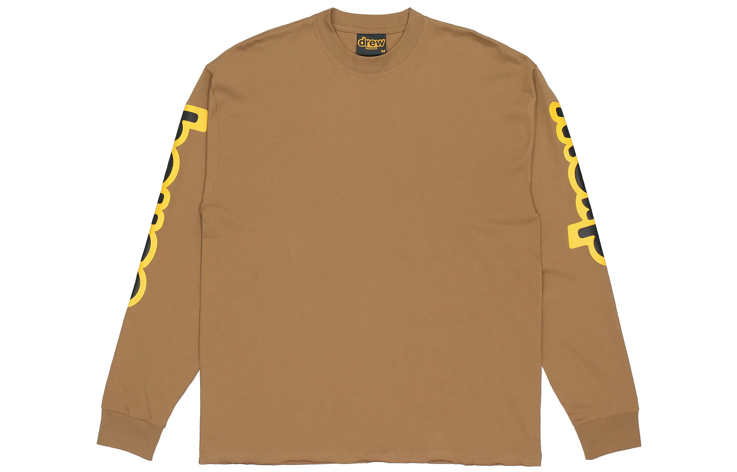 Drew House Logo Long Sleeve Tee Brown