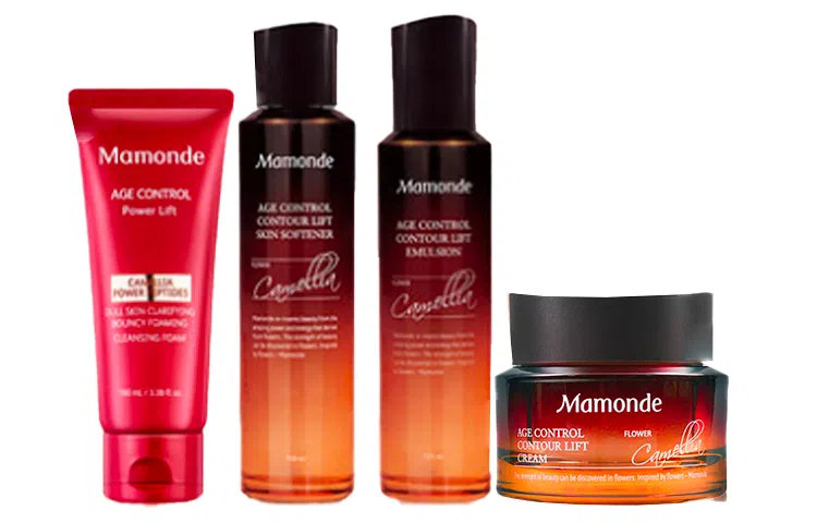 梦妆 山茶臻颜护肤水乳护肤套装 保湿补水