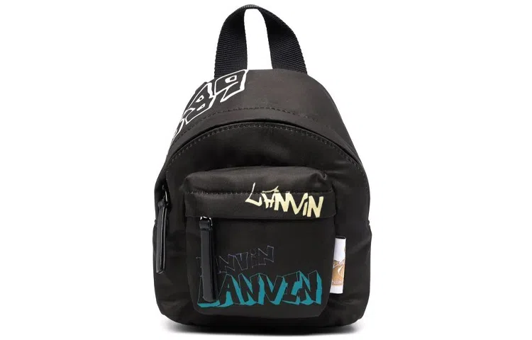 Lanvin Logo Print Mini Backpack