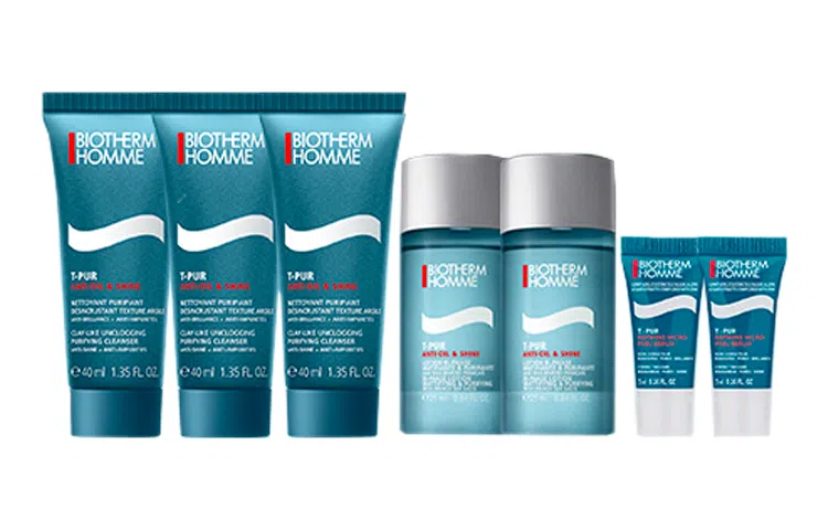 碧欧泉 男士控油洁面膏组合套组 小样版