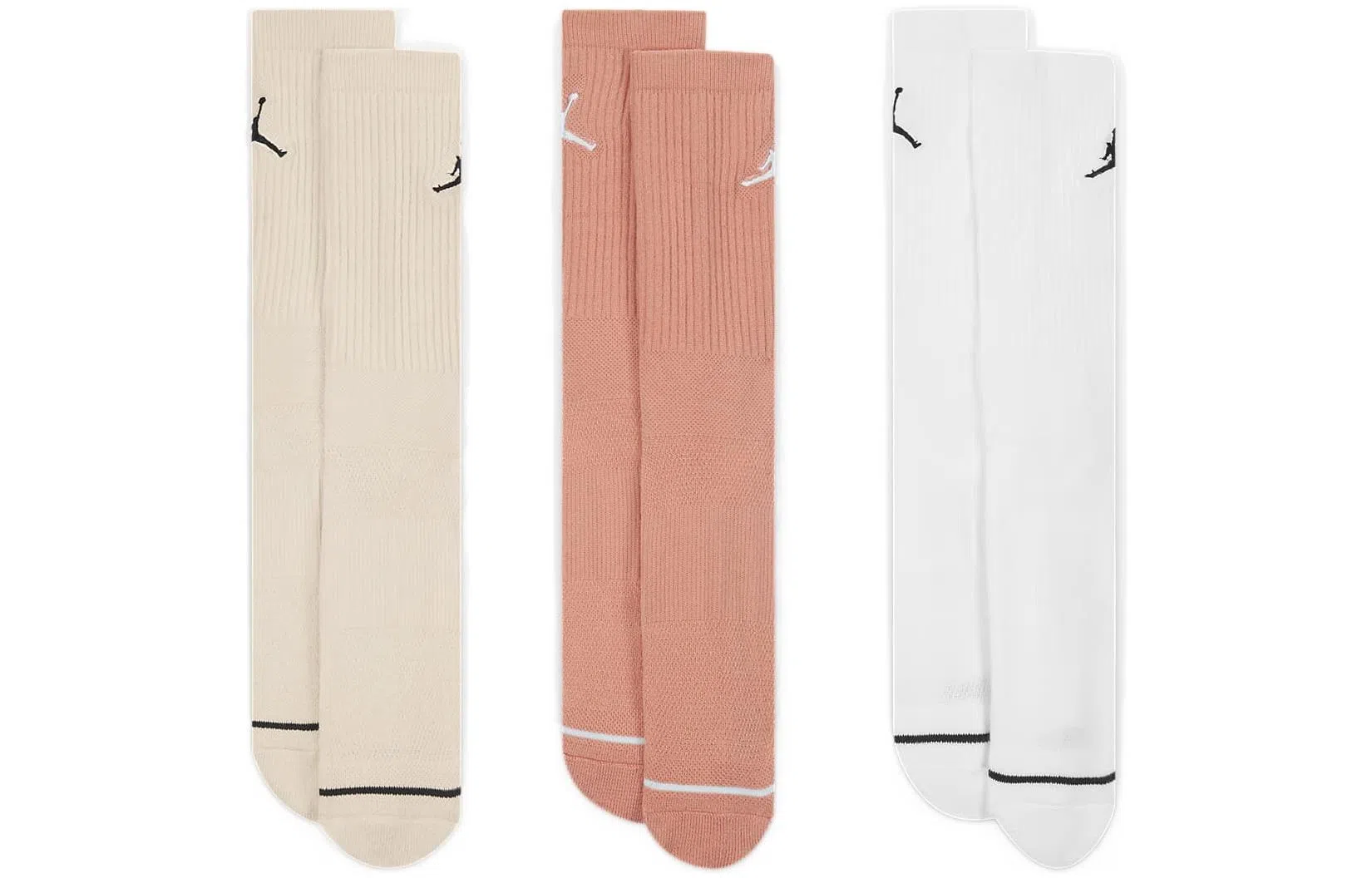 Jordan Socks Pink/White/Beige