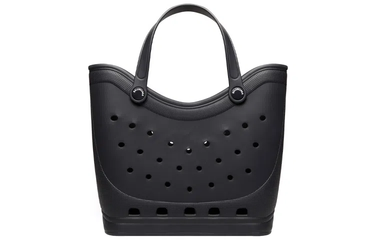 Balenciaga Crocs Tote Bag Black