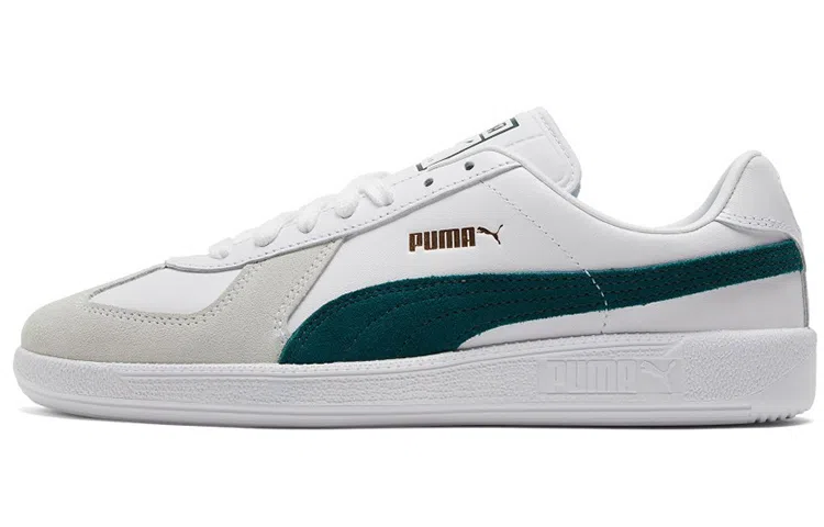 PUMA Army Trainer White Green