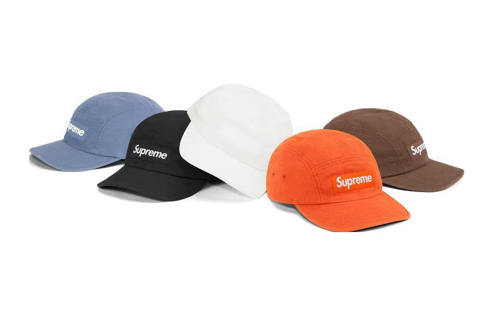 Supreme Week 20 Linen Fitted Camp Cap