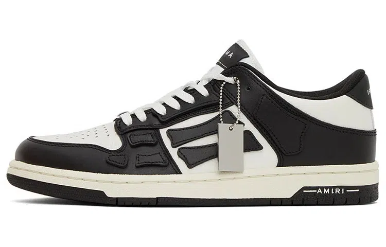 AMIRI Bone Runner Black White