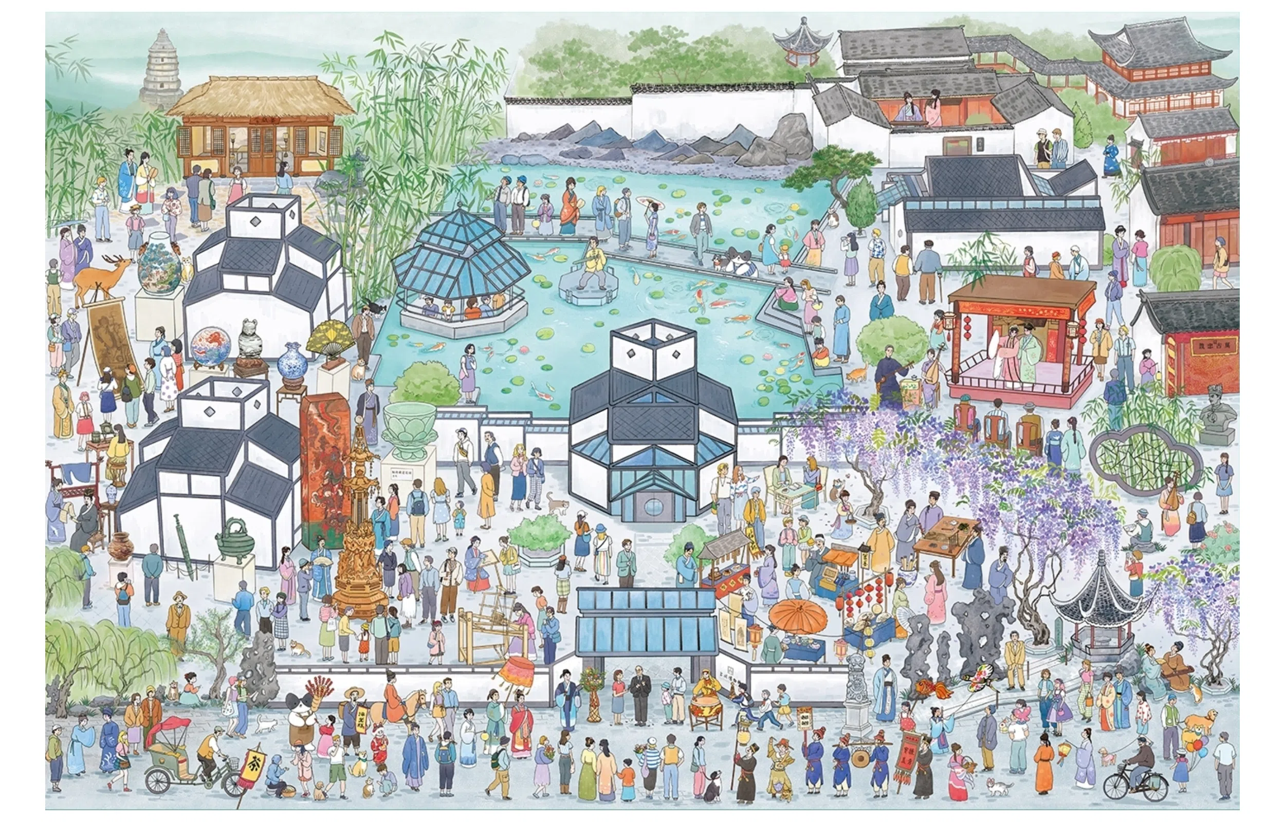 x SUZHOU MUSEUM 1000pcs