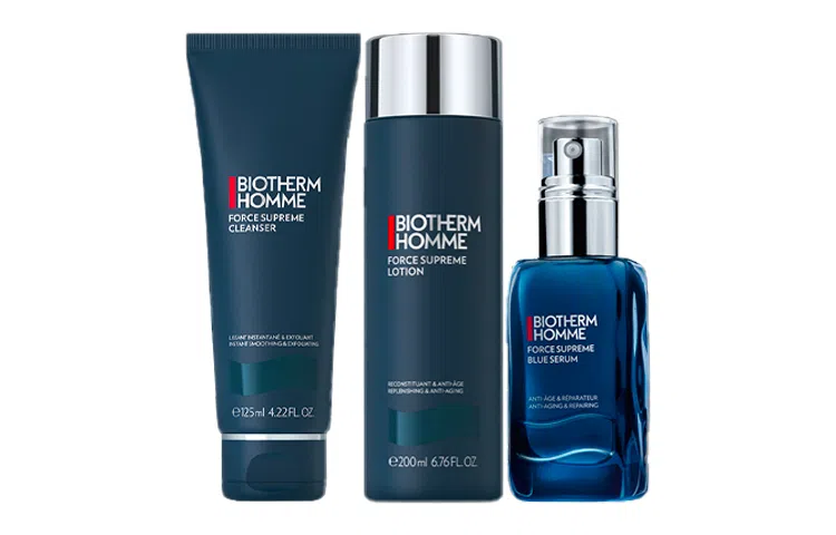 碧欧泉 男士蓝钻 护肤套装 保湿 洁面+紧肤露+精华