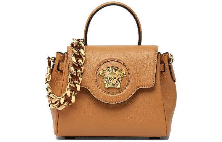 Versace La Medusa Small Bag Brown