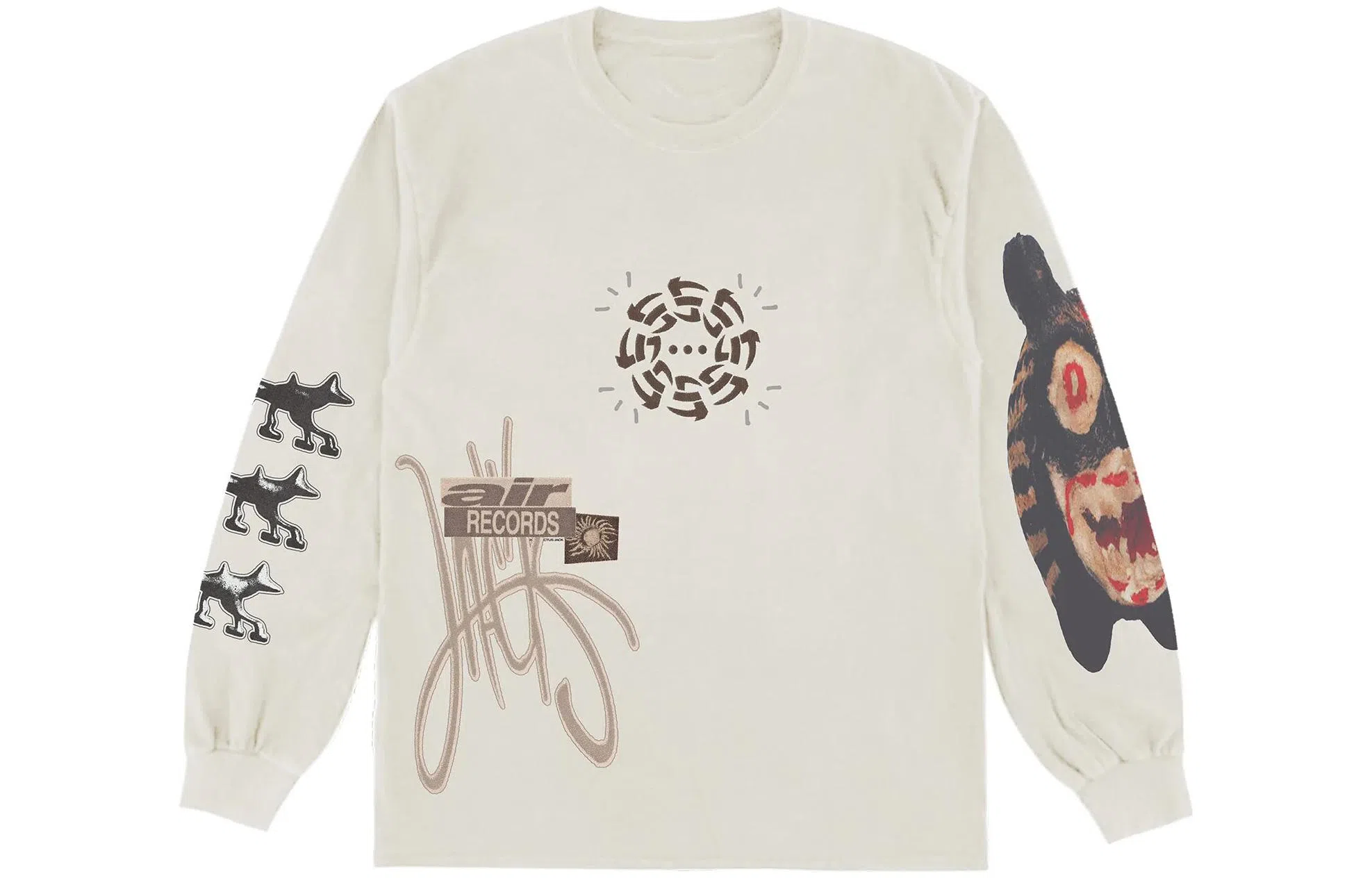 Travis Scott Cactus Jack Air Records Long Sleeve Tee