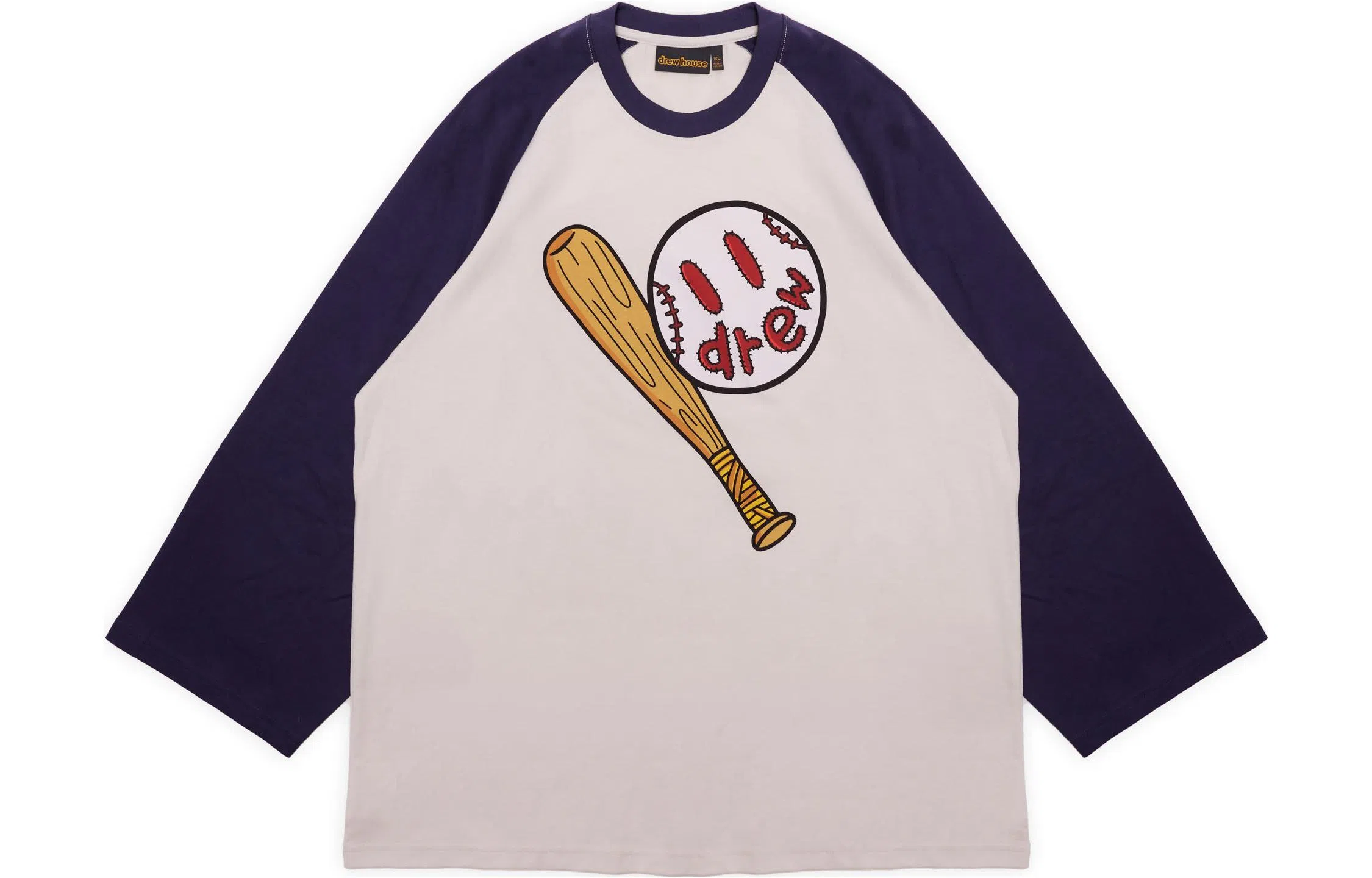 Drew House Play Ball Baseball Tee Navy