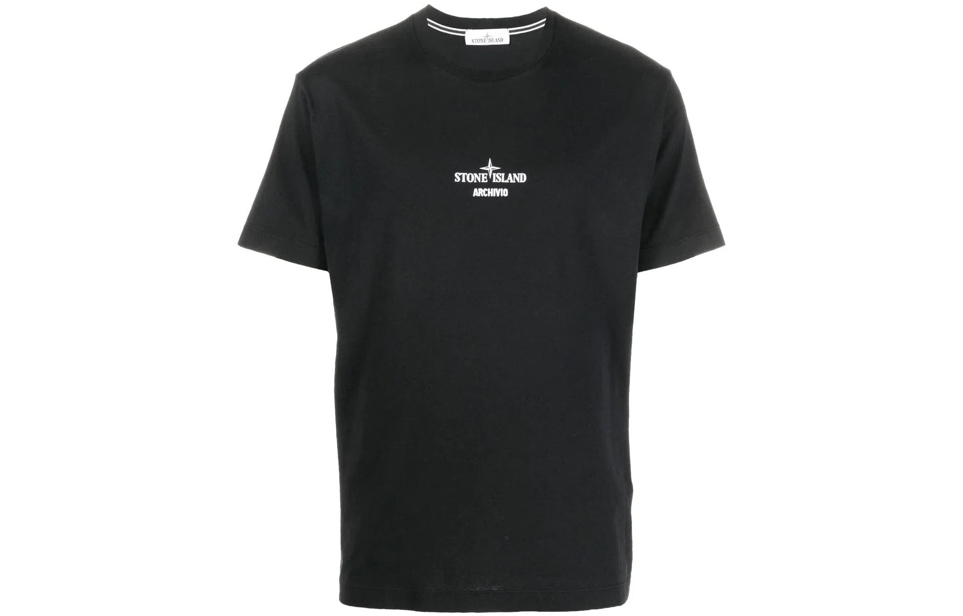 Stone Island FW22 Logo Print T-Shirt Black