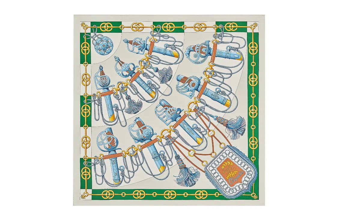 HERMES Cliquetis scarf