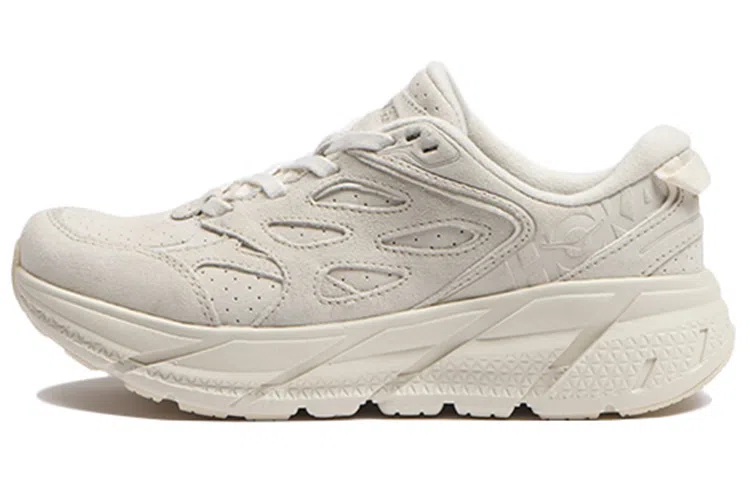 HOKA ONE ONE Clifton L Suede Beige