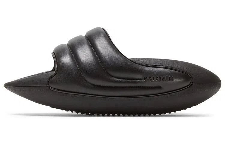 Balmain B-IT Black Slides