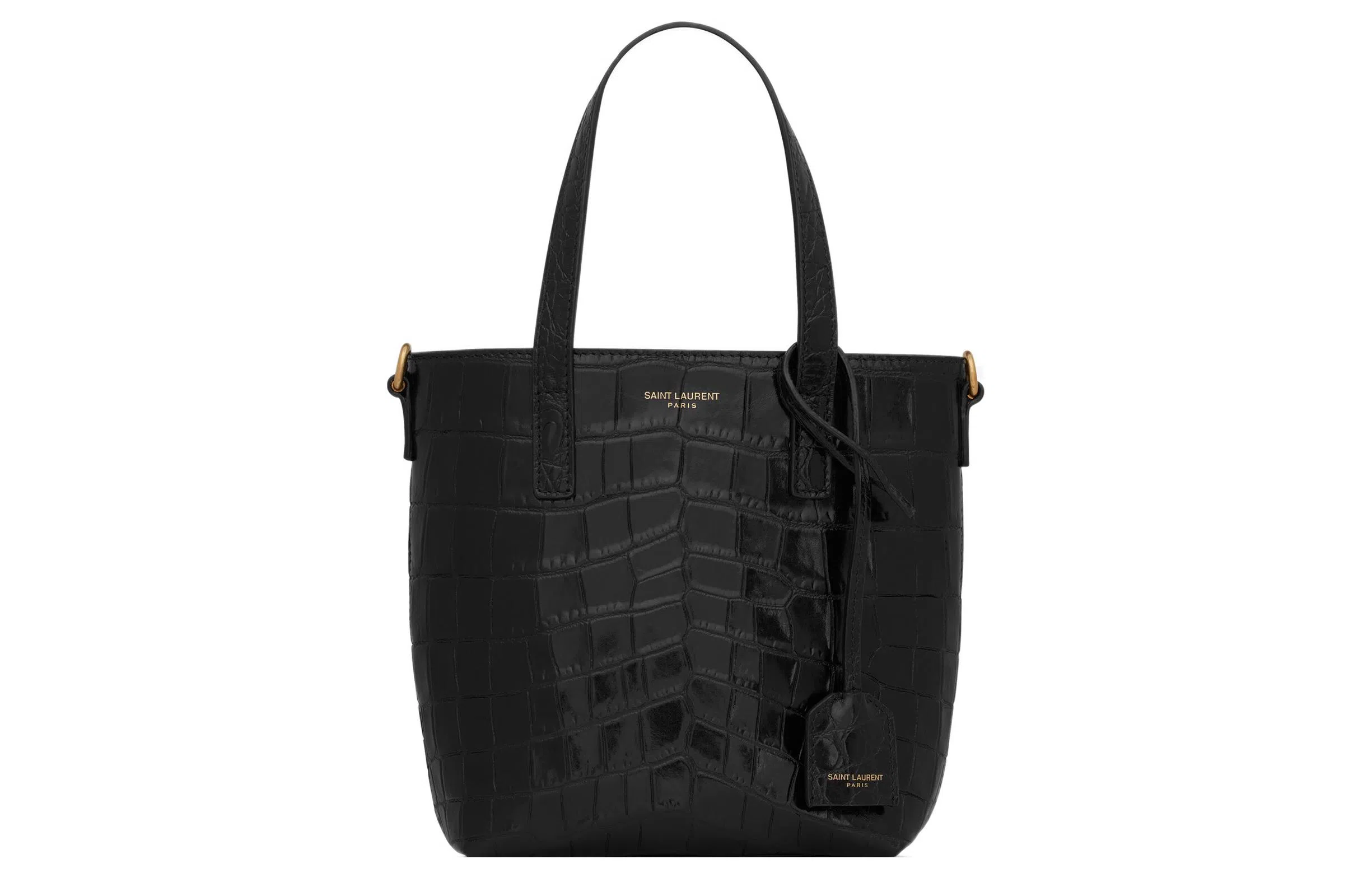 Saint Laurent Paris Mini Tote Bag Black