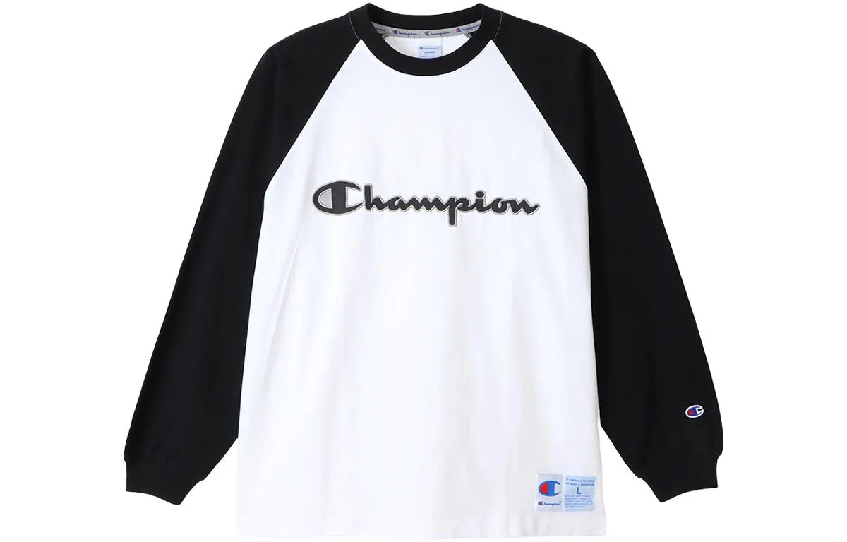 Champion FW22 Logo Crewneck Long Sleeve Tee