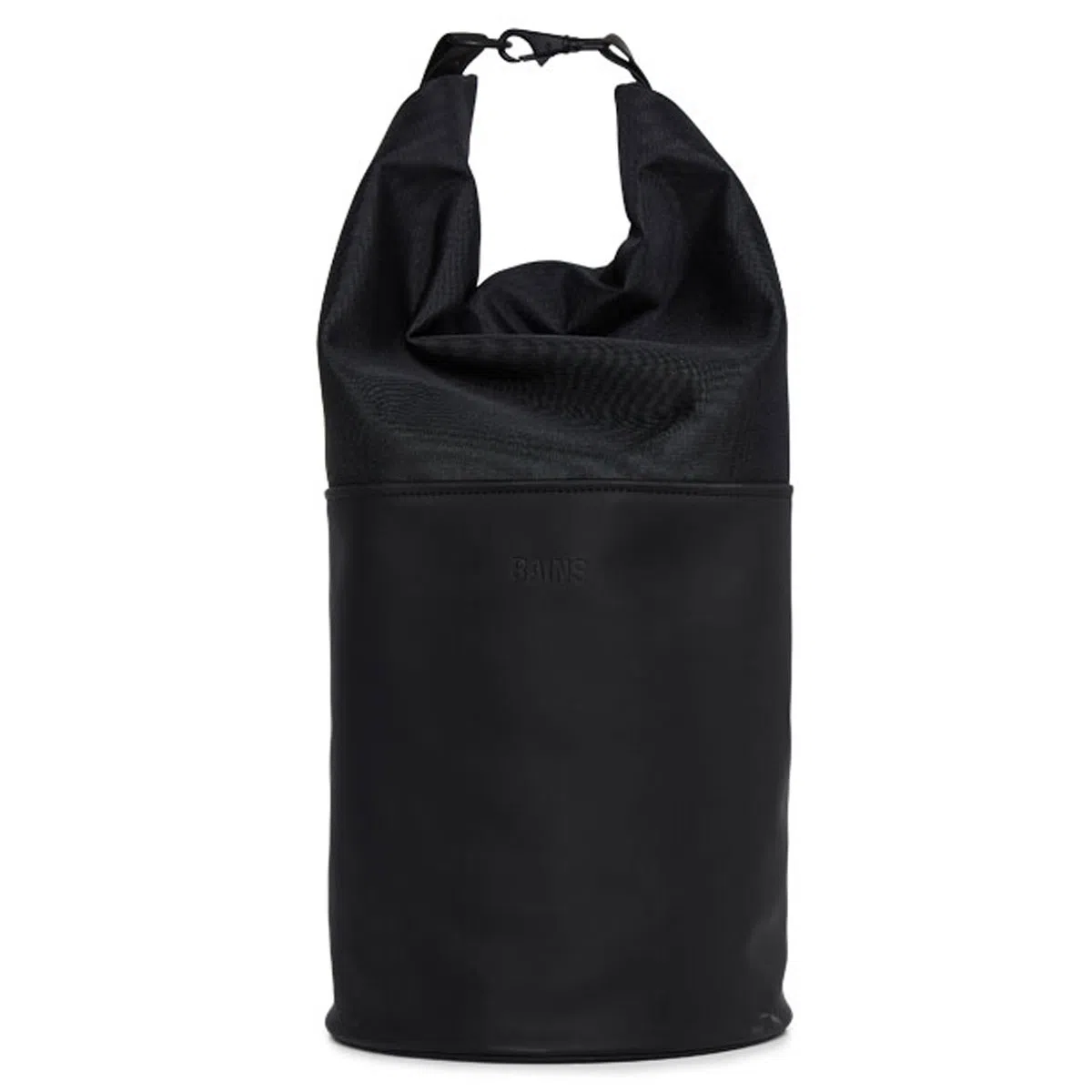 Rains Bucket Sling Bag Black/Ebony Brown