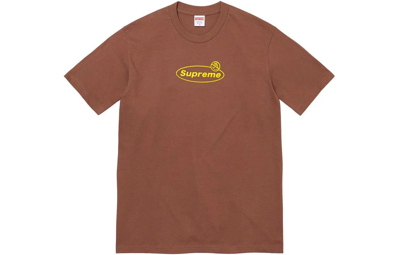 Supreme FW22 Warning Tee Brown