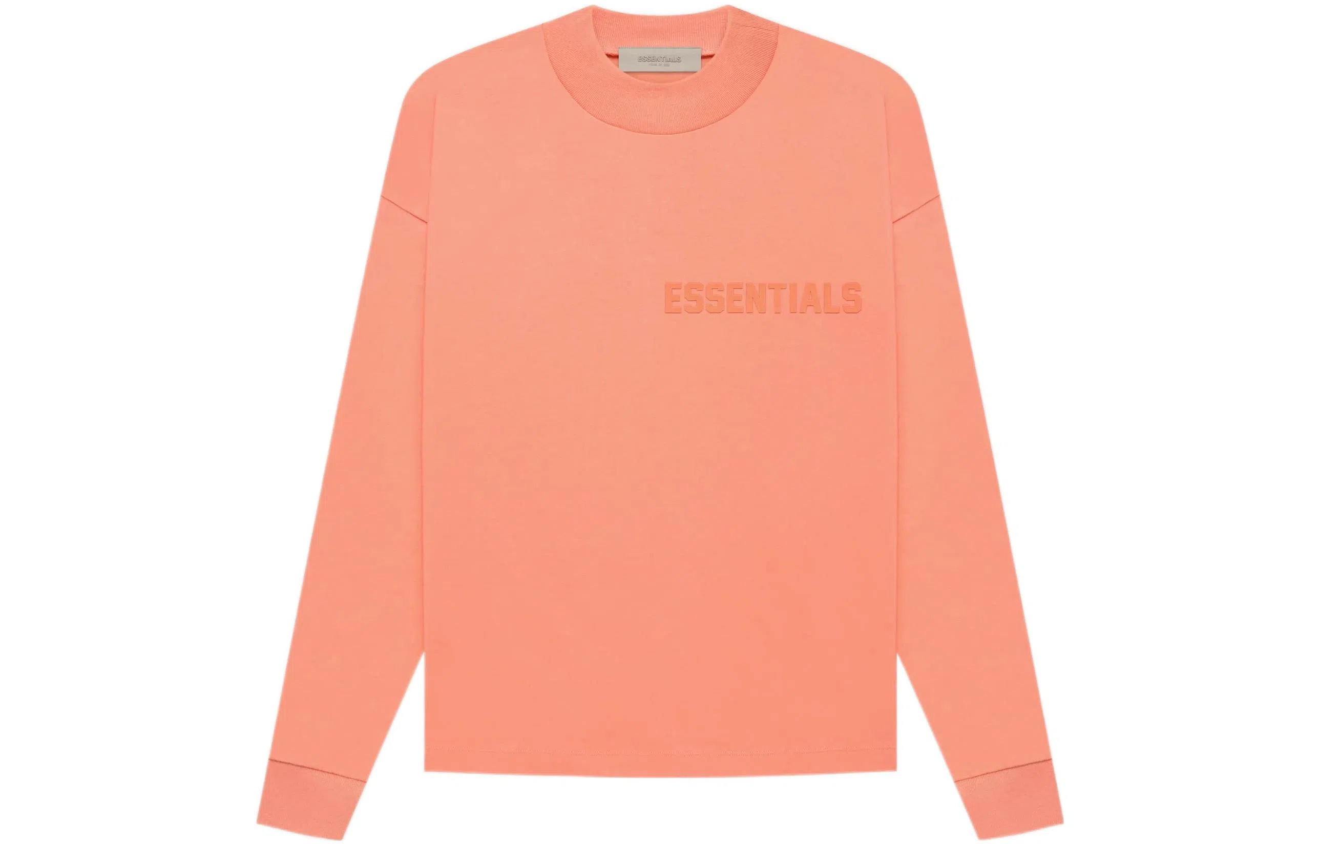 Fear of God Essentials FW22 Ls Tee Coral