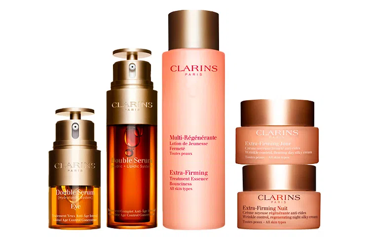 娇韵诗 双萃精华眼霜精华水面霜套装 长效保湿紧致抗衰老