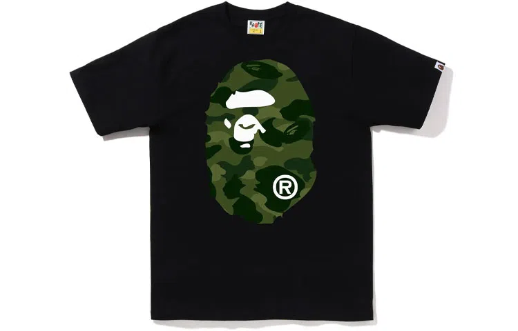 A BATHING APE BAPE FW22 Color Camo Big Ape Head Tee T