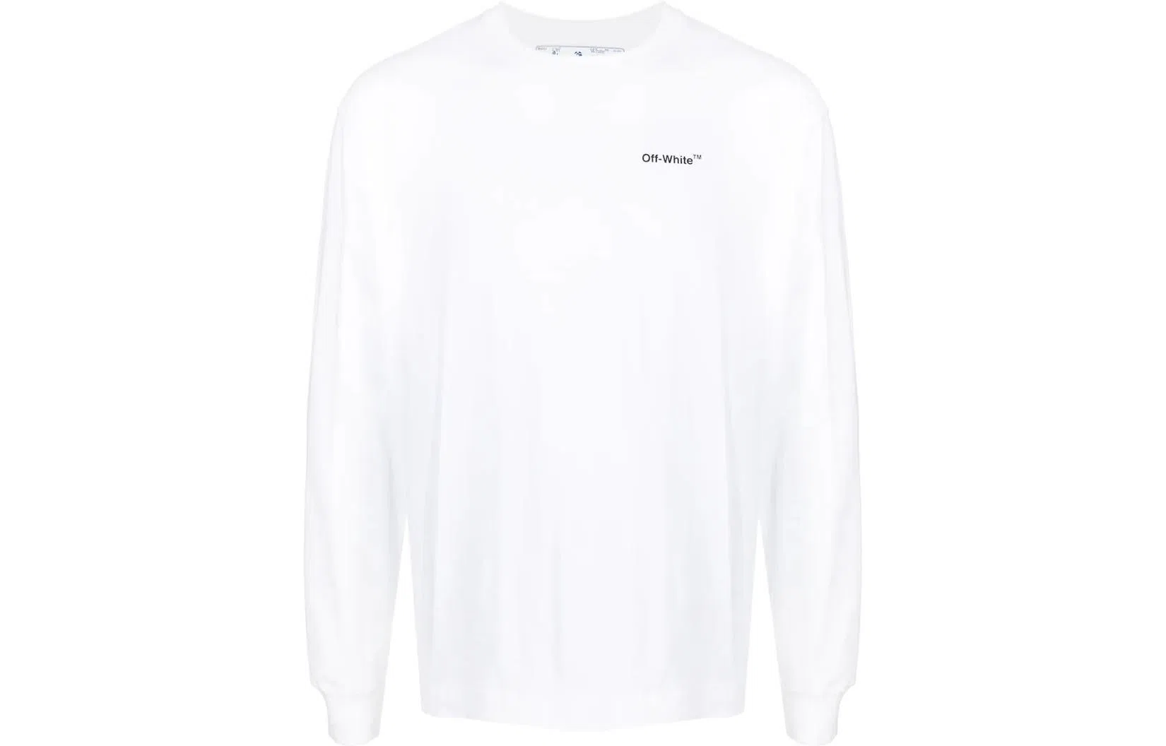 OFF-WHITE SS22 Logo Long Sleeve Tee White