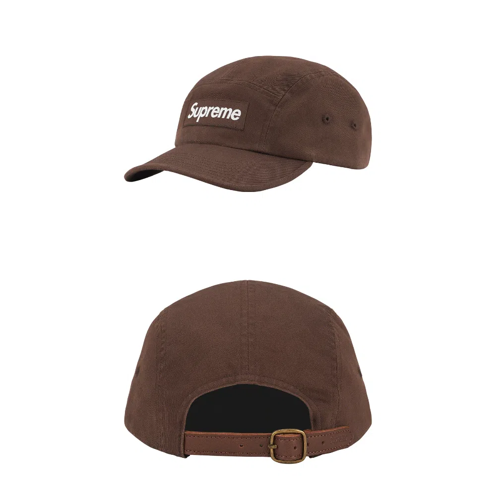 Supreme week1 Washed Chino Twill Camp Cap