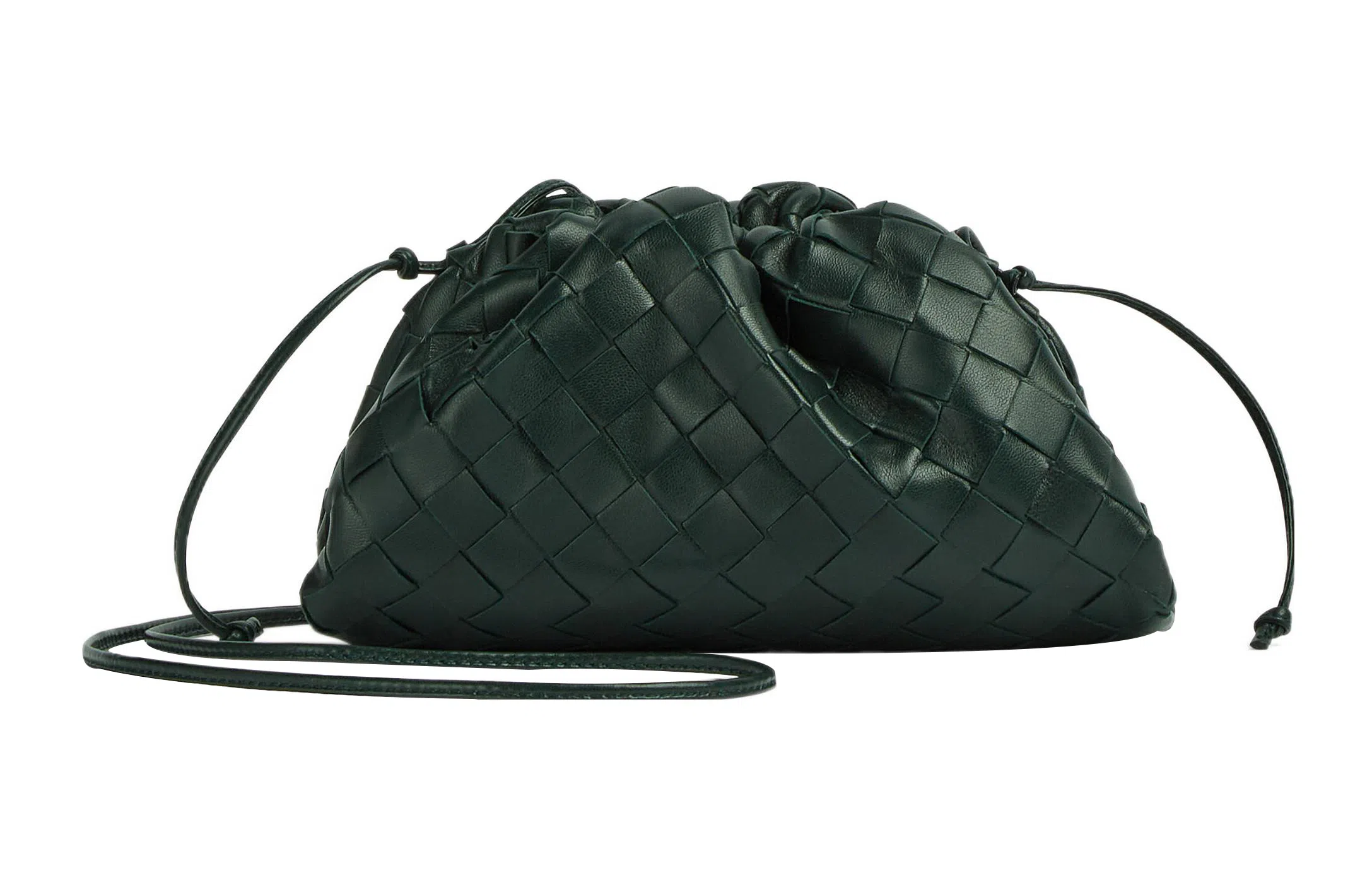 Bottega Veneta Pouch Intrecciato Mini Green