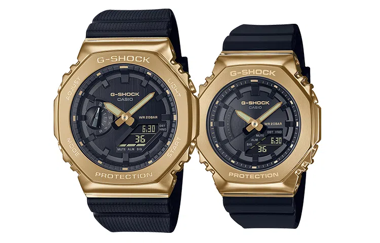 CASIO G-SHOCK GM-2100G-1A9PR+GM-S2100GB-1APR