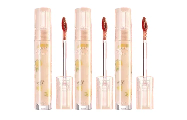 花洛莉亚 初吻唇釉 水光 易上色滋润 三支装