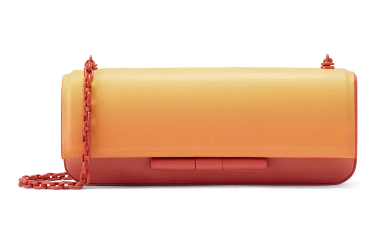 CHARLES&KEITH Chain Baguette Bag Orange