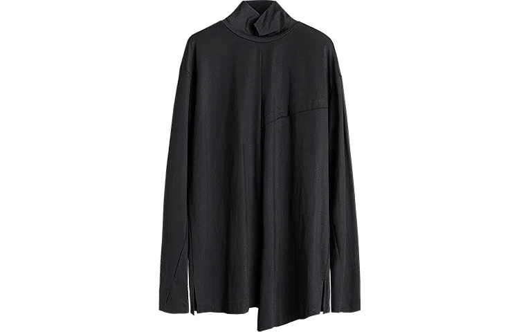 Huanzhe Turtleneck Long Sleeve Tee Black