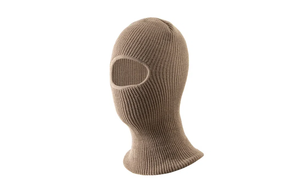 白卷 秋冬骑行防风纯色单孔套头 针织帽 男女同款情侣款