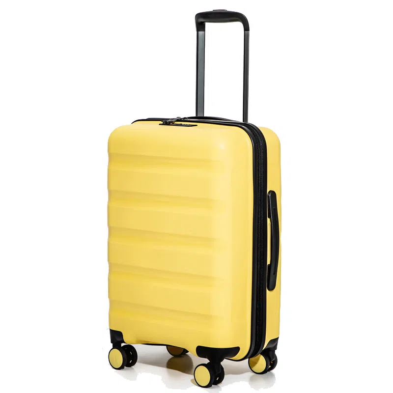 JOLLYING Mineral White Carry-On Suitcase