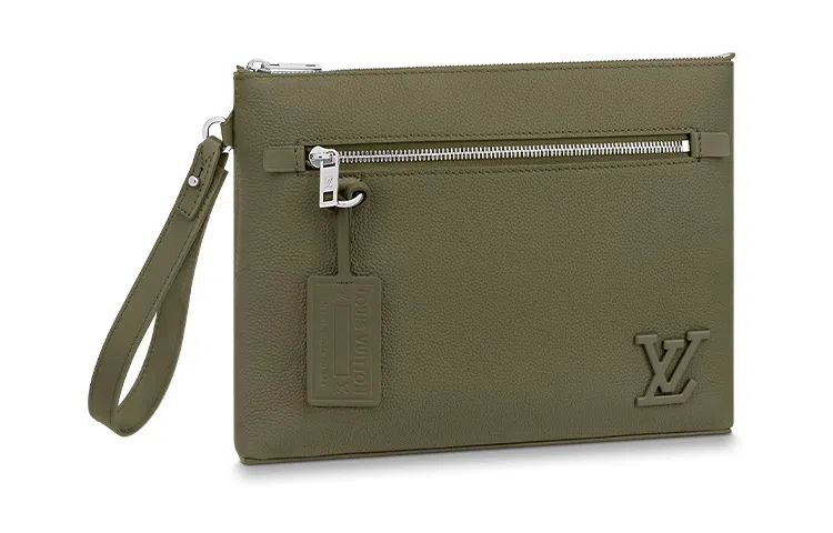 Louis Vuitton iPad Clutch Khaki Green