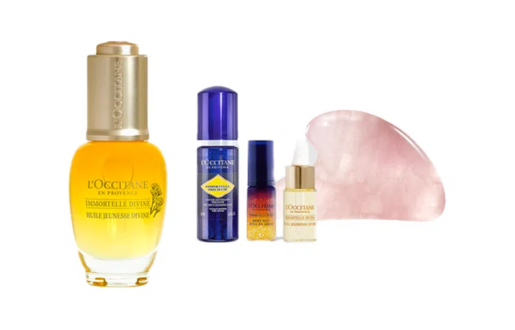 欧舒丹 蜡菊神圣青春油套装 保湿