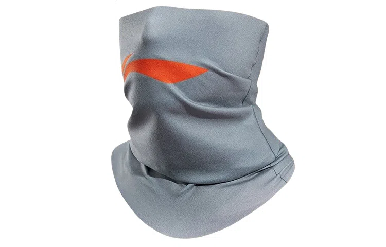 LiNing Windproof Neck Warmer Gray