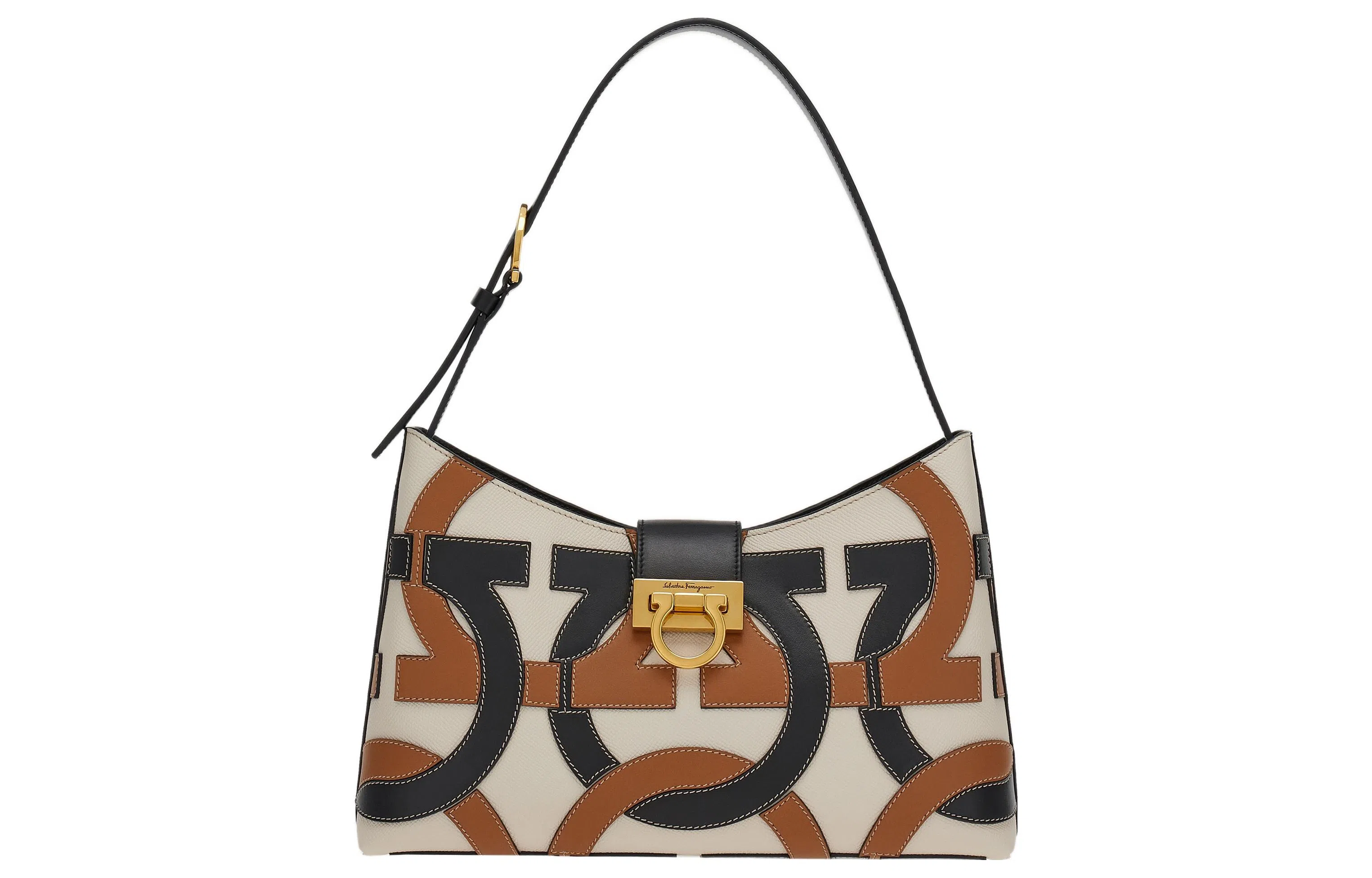 FERRAGAMO Trifolio Gancini