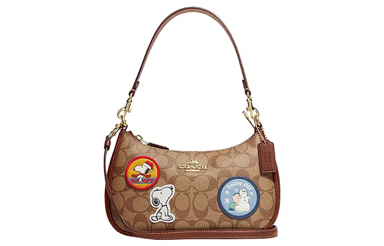 COACH x Peanuts Teri 25 Brown Rust