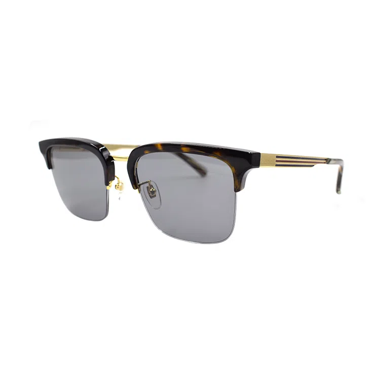 Gucci Enamel Web Sunglasses Tortoiseshell Gold