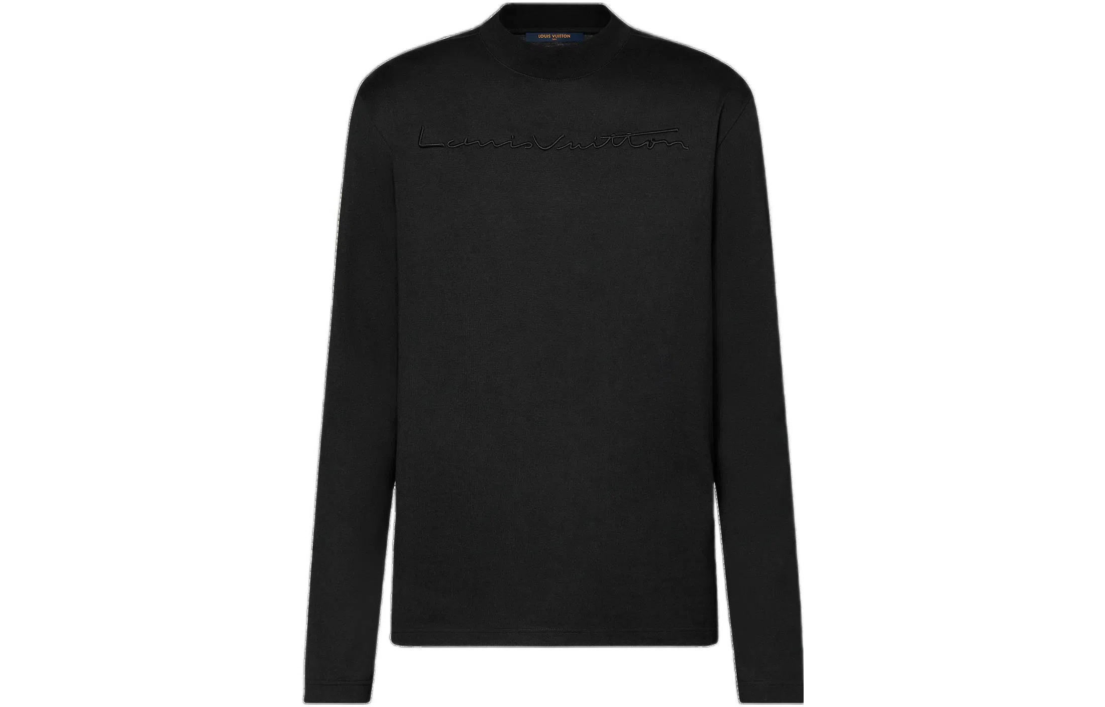 Louis Vuitton SS23 Embroidered Crewneck Tee Black