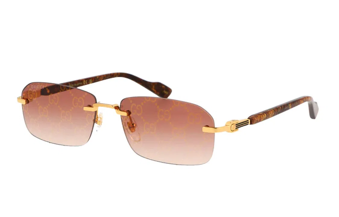 Gucci Rectangular Sunglasses Brown