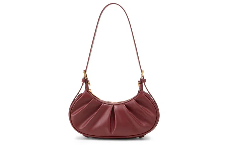 CHARLES&KEITH Vintage Pleated Zipper Bag