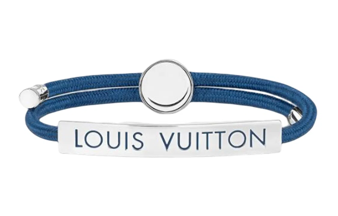 Louis Vuitton Logo Bracelet Blue