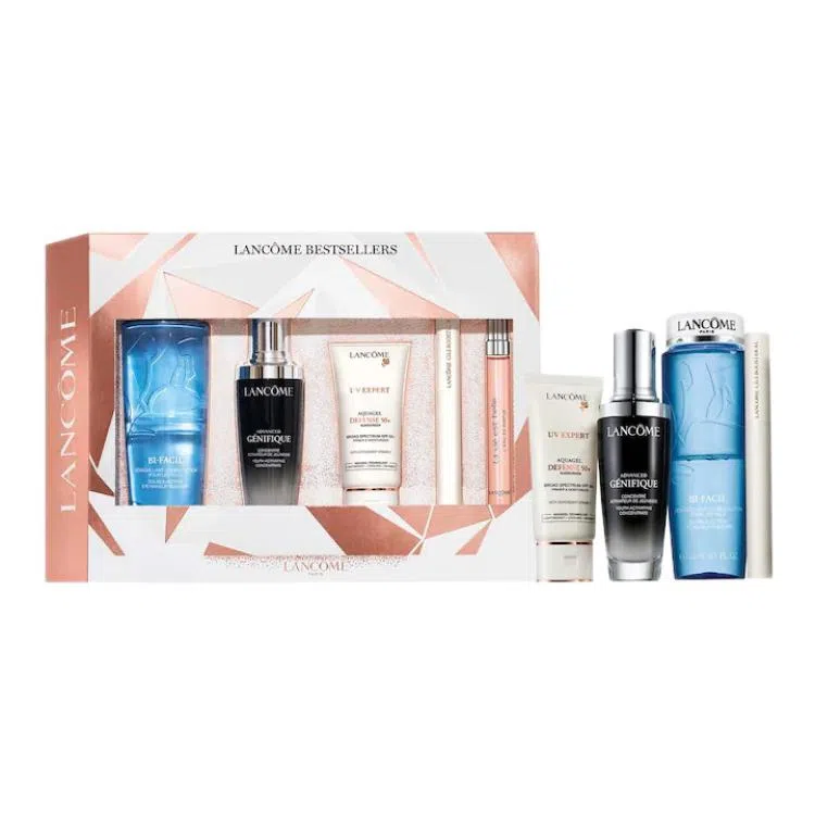 兰蔻 面部精华素五件套 补水保湿