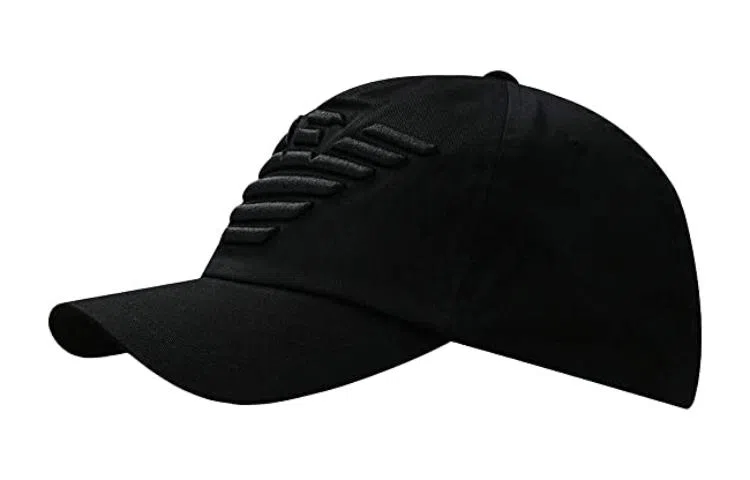 Emporio Armani Large Logo Baseball Cap Black