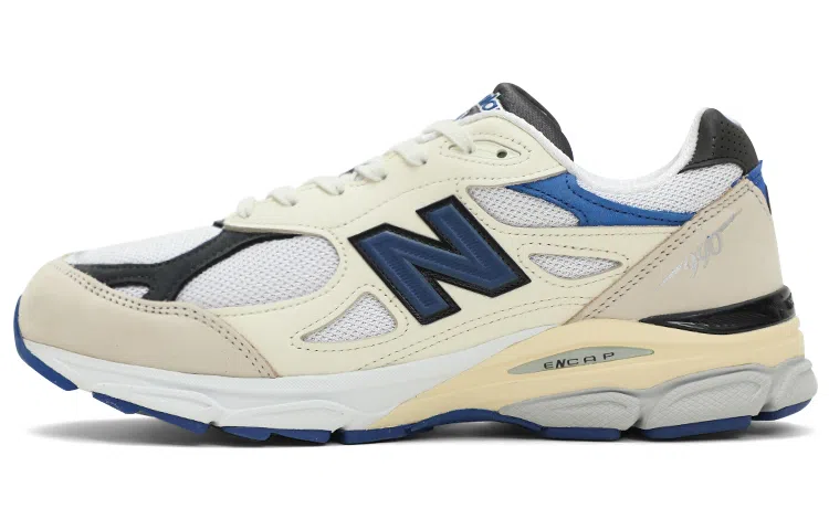 New Balance 990 V3 White Blue