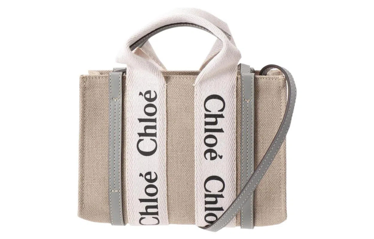 Chloe Woody Logo Tote