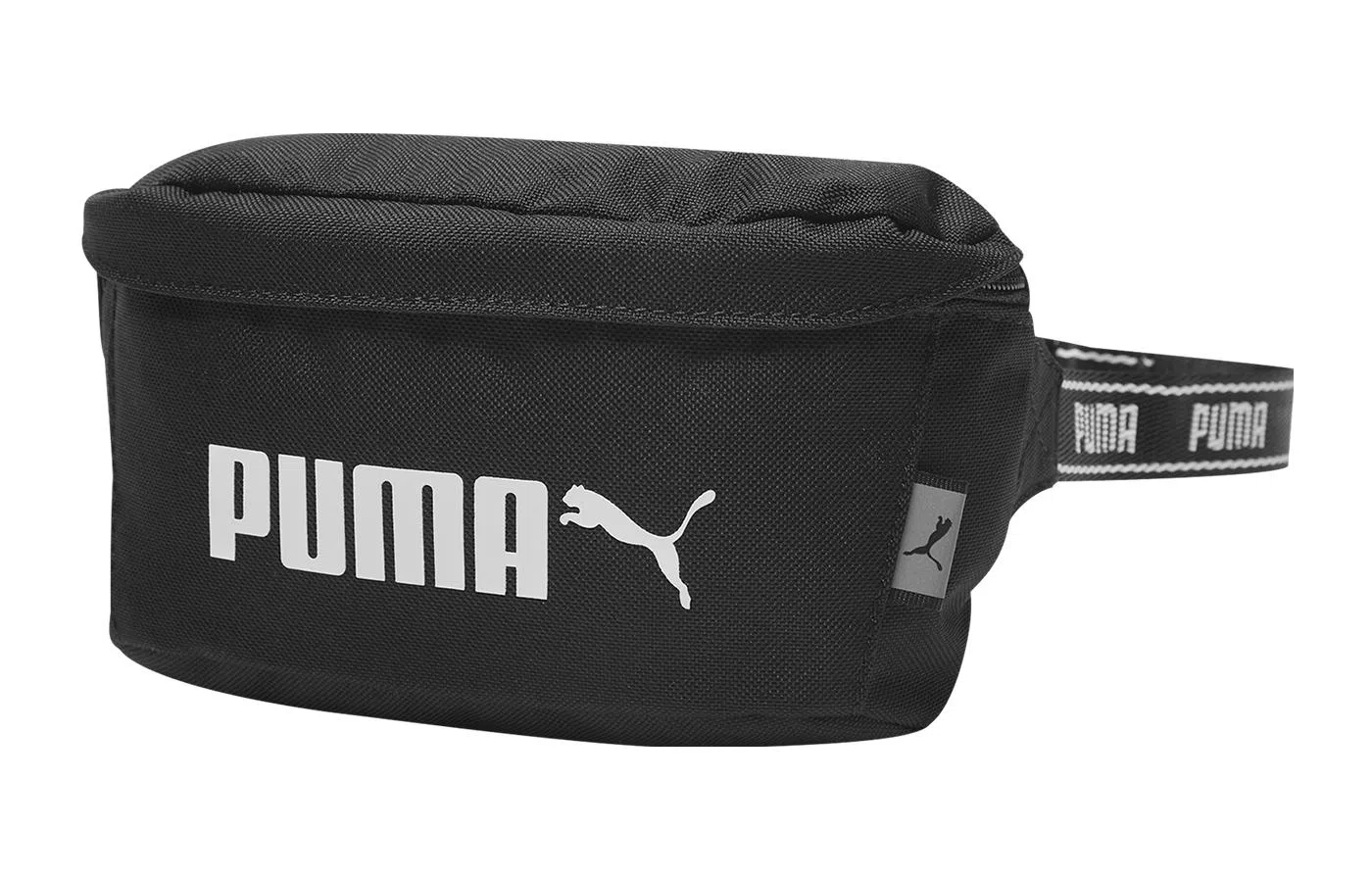 PUMA Reflective Zip Waist Bag Black